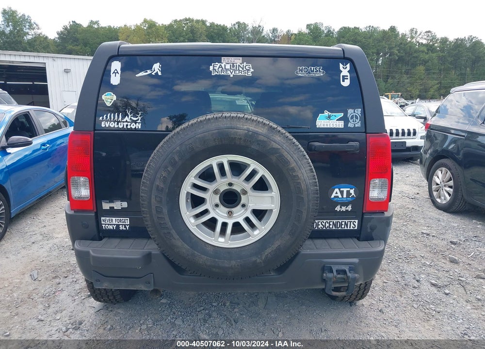 2007 HUMMER H3 SUV VIN: 5GTDN13E778166892