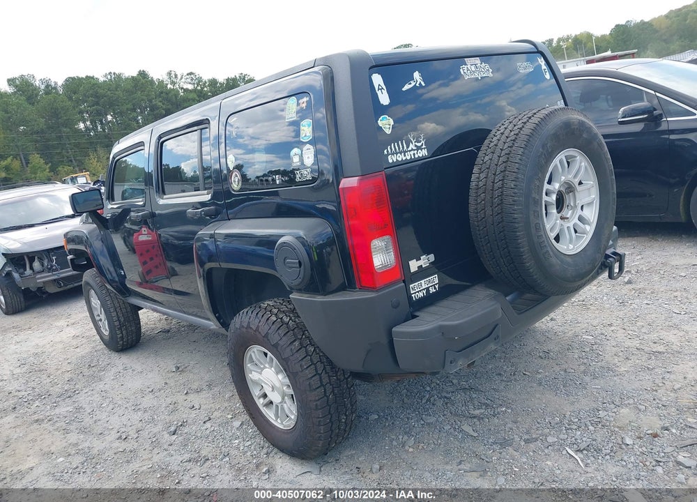 2007 HUMMER H3 SUV VIN: 5GTDN13E778166892