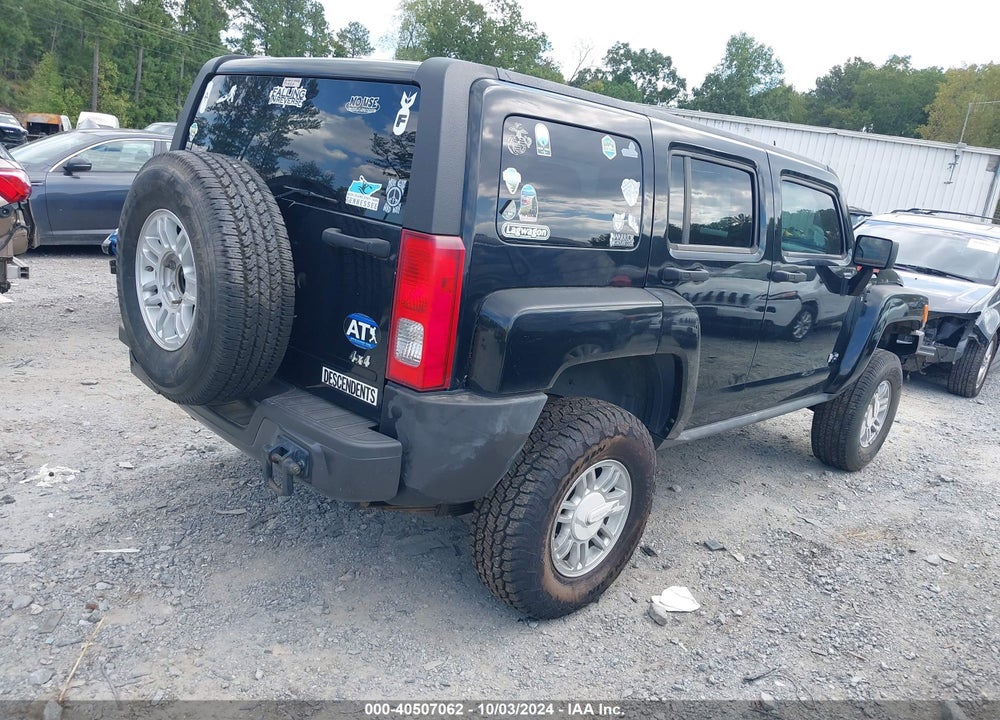 2007 HUMMER H3 SUV VIN: 5GTDN13E778166892