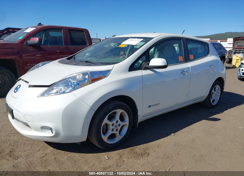 2013 NISSAN LEAF SV VIN: 1N4AZ0CP4DC411947