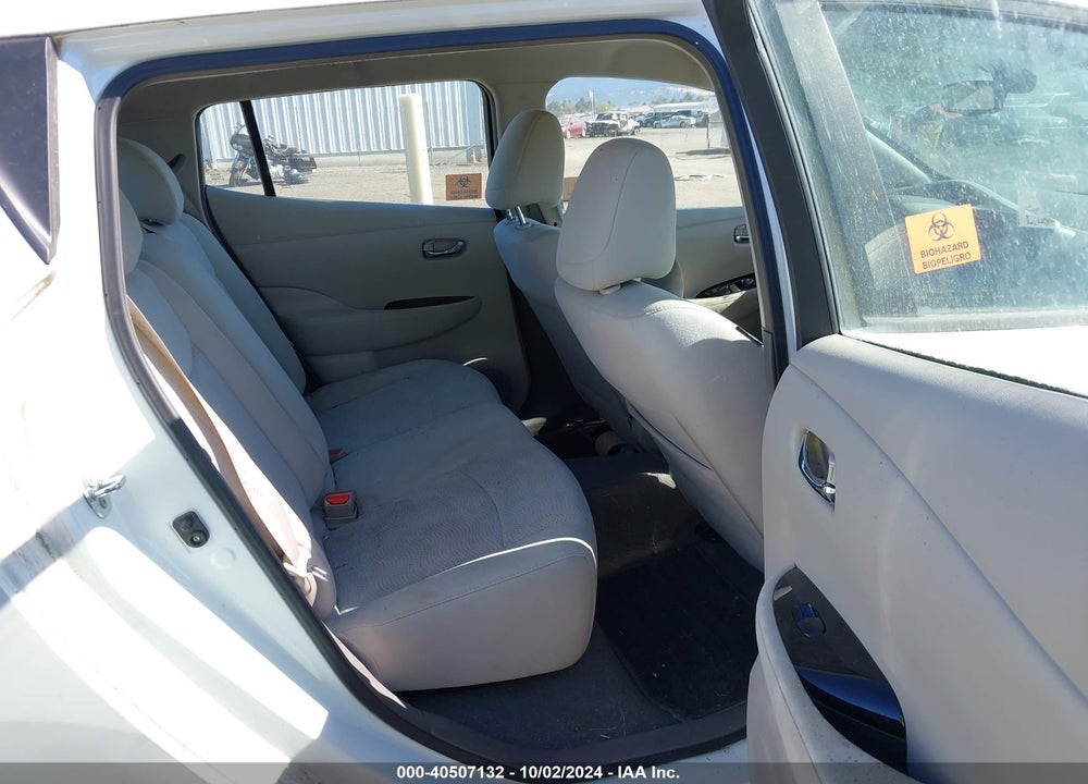2013 NISSAN LEAF SV VIN: 1N4AZ0CP4DC411947