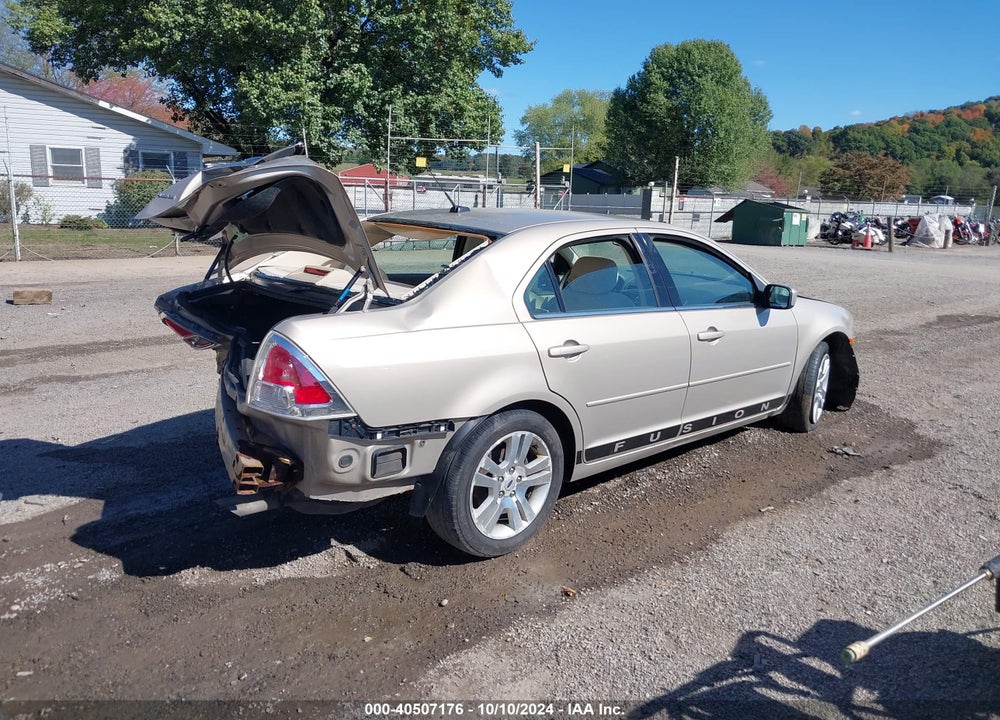 2008 FORD FUSION SEL VIN: 3FAHP08Z18R187610