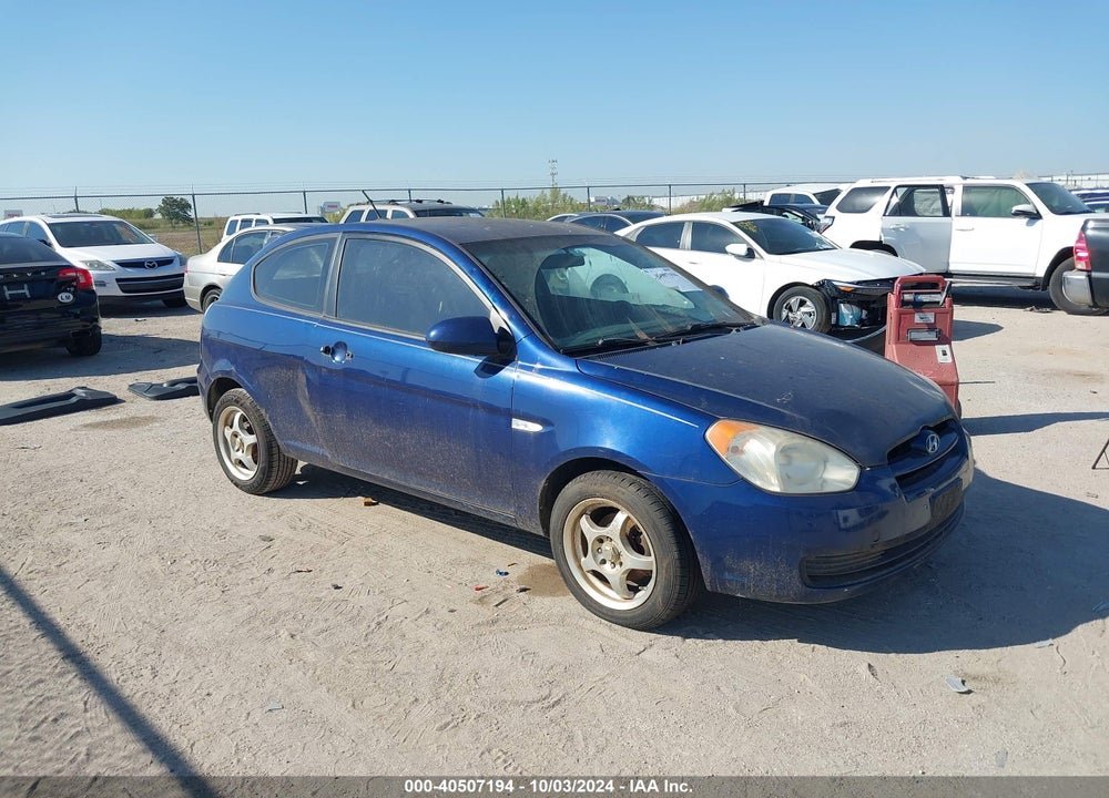 2009 HYUNDAI ACCENT GS VIN: KMHCM36C89U124555