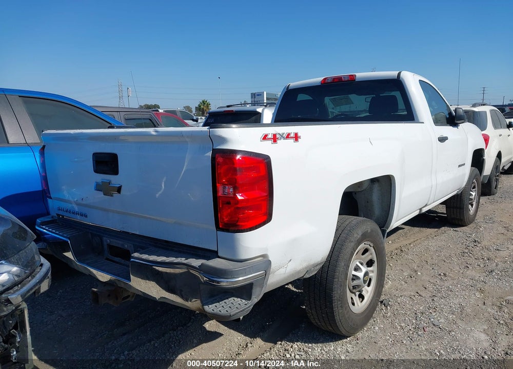 2016 CHEVROLET SILVERADO 2500HD WT VIN: 1GC0KUEG5GZ222269