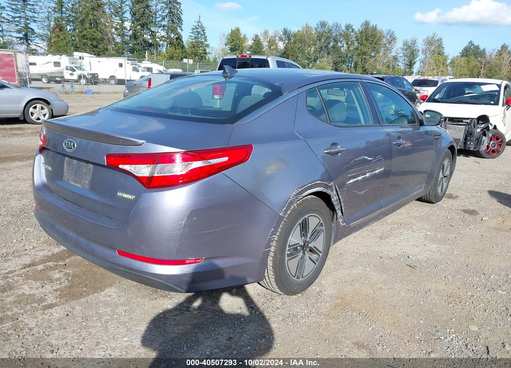 2011 KIA OPTIMA HYBRID EX VIN: KNAGM4AD2B5003349