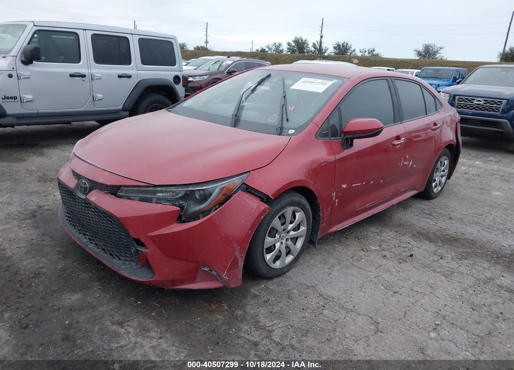 2021 TOYOTA COROLLA LE VIN: JTDEPMAE1MJ163016