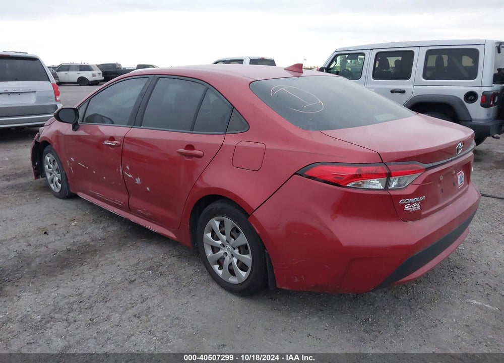 2021 TOYOTA COROLLA LE VIN: JTDEPMAE1MJ163016