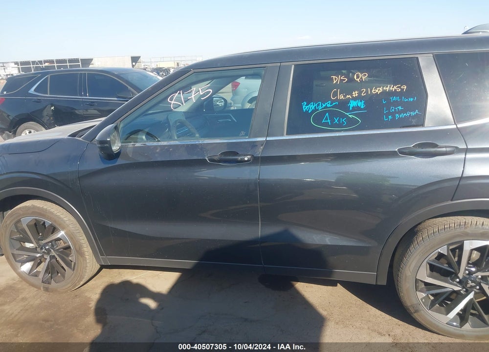 2024 MITSUBISHI OUTLANDER SE 2.5 2WD/SE BLACK EDITION S-AWC/SE BLACK EDITION W/PANO ROOF VIN: JA4J3VA81RZ052012