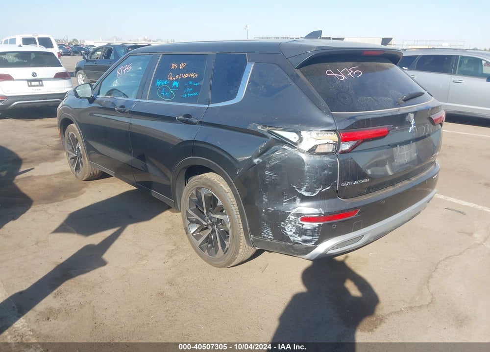 2024 MITSUBISHI OUTLANDER SE 2.5 2WD/SE BLACK EDITION S-AWC/SE BLACK EDITION W/PANO ROOF VIN: JA4J3VA81RZ052012