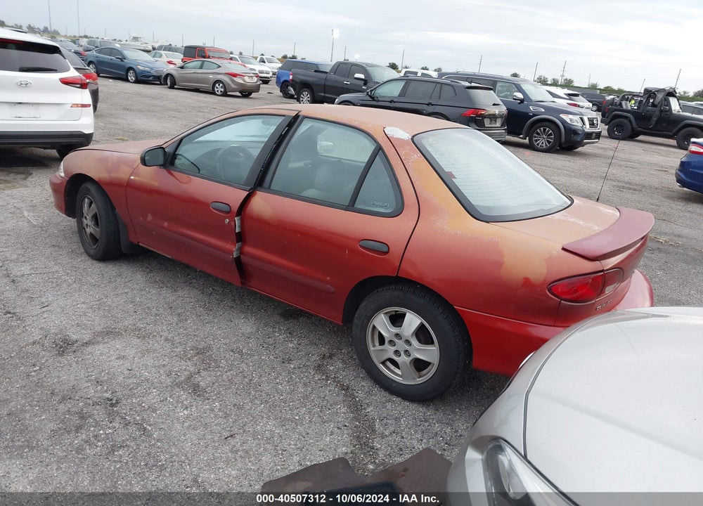 2000 CHEVROLET CAVALIER VIN: 3G1JC5249YS101172
