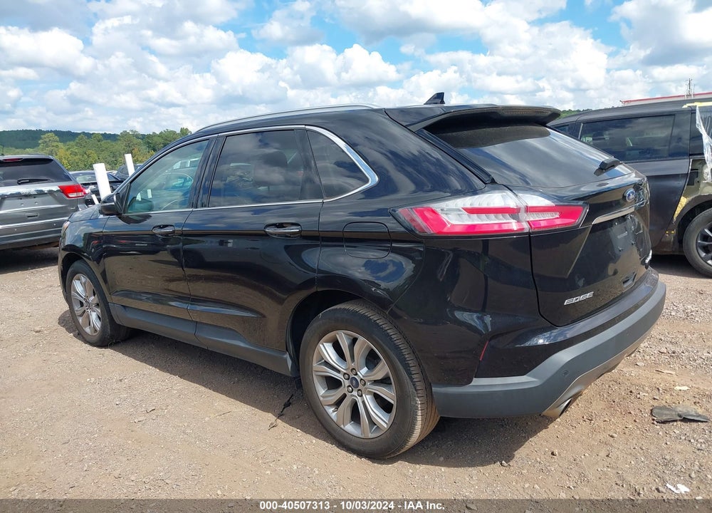2019 FORD EDGE TITANIUM VIN: 2FMPK3K92KBB43566