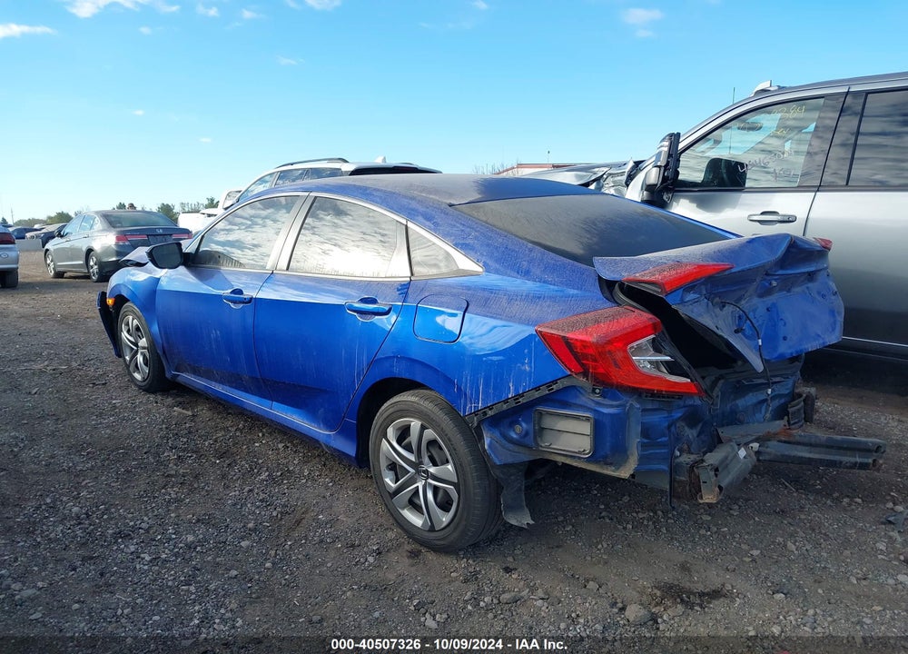 2016 HONDA CIVIC LX VIN: 19XFC2F58GE066457