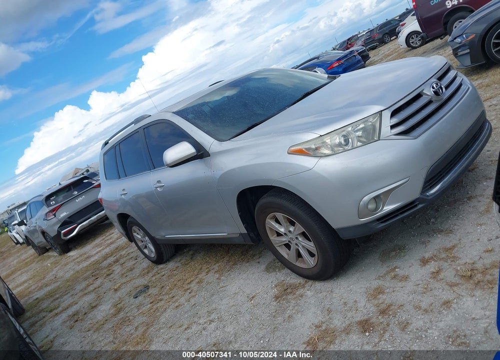 2012 TOYOTA HIGHLANDER SE V6 VIN: 5TDZK3EH2CS073213