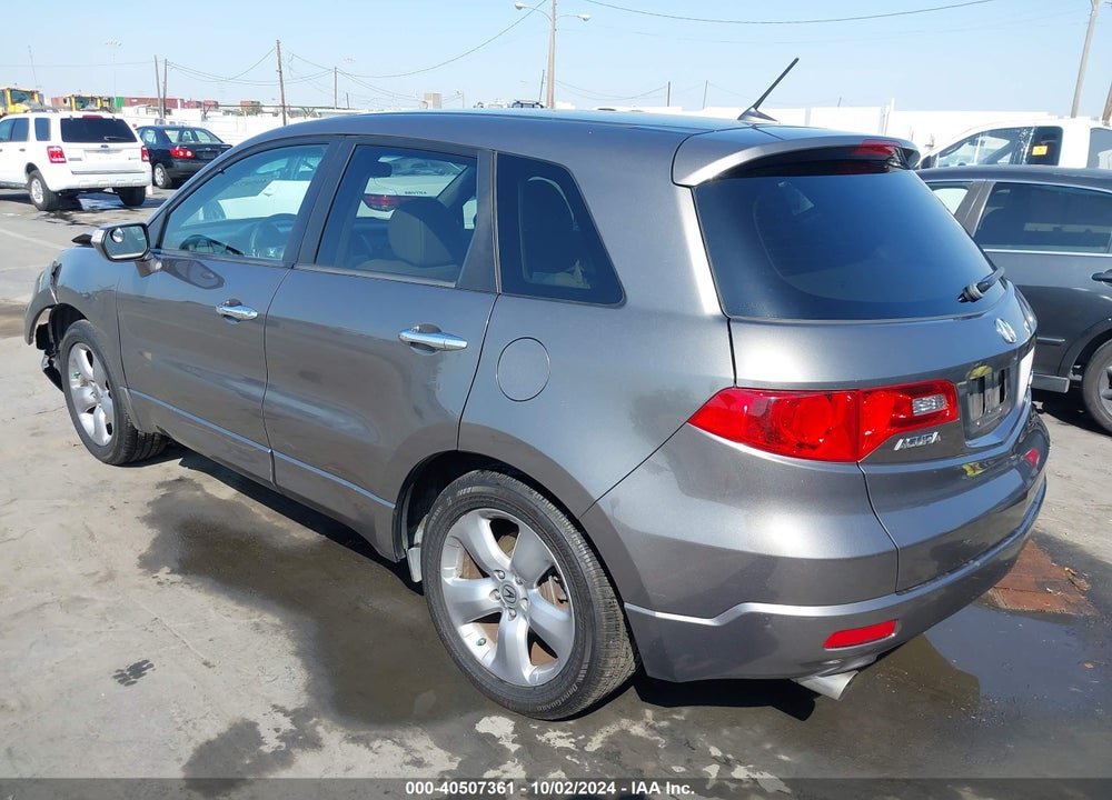 2007 ACURA RDX VIN: 5J8TB18577A015808
