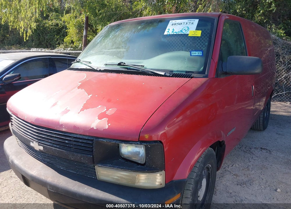 1999 CHEVROLET ASTRO VIN: 1GCDM19W1XB201780