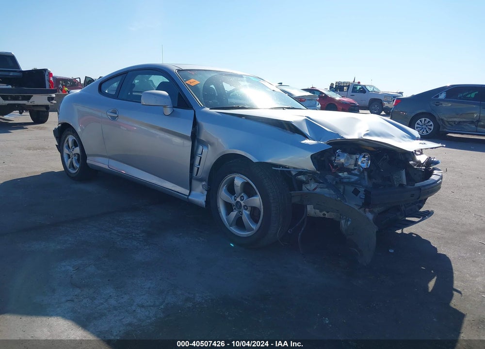 2006 HYUNDAI TIBURON GS VIN: KMHHM65D66U192740