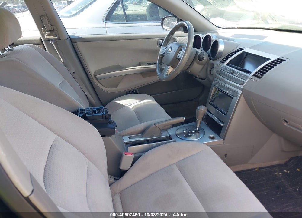 2005 NISSAN MAXIMA 3.5 SE VIN: 1N4BA41E95C854021