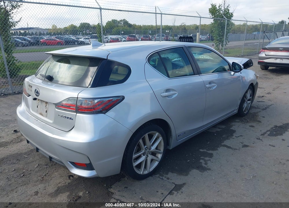 2015 LEXUS CT 200H VIN: JTHKD5BH5F2250438