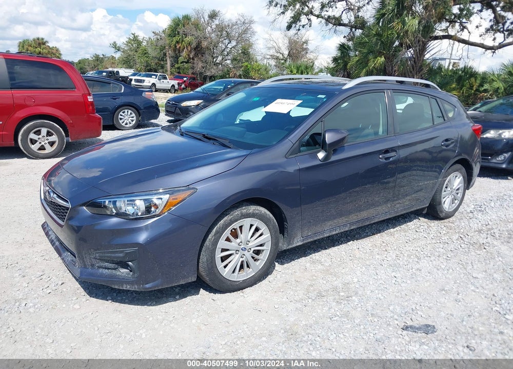 2017 SUBARU IMPREZA 2.0I PREMIUM VIN: 4S3GTAB60H3734614