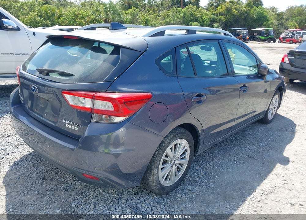 2017 SUBARU IMPREZA 2.0I PREMIUM VIN: 4S3GTAB60H3734614