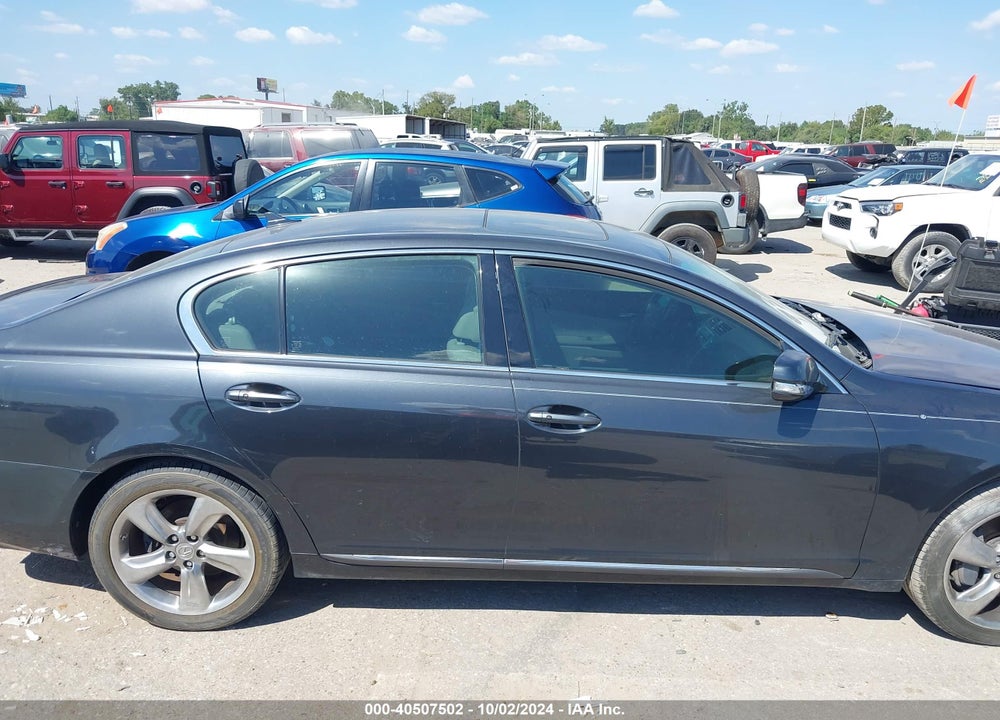 2008 LEXUS GS 350 VIN: JTHBE96S180036104