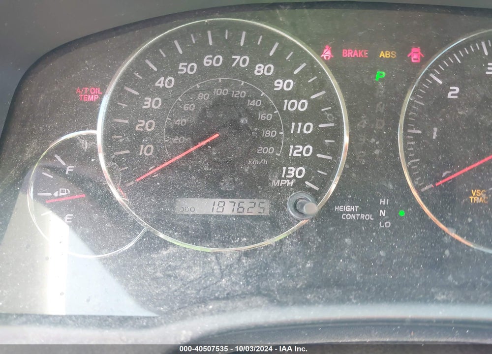 2003 LEXUS GX 470 VIN: JTJBT20X130002091