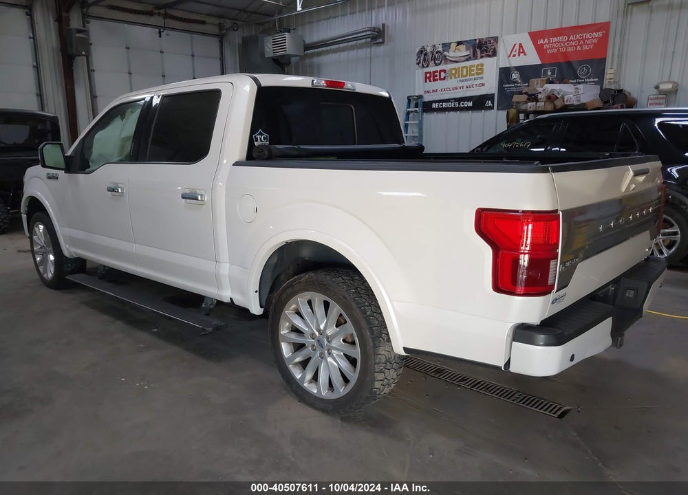 2018 FORD F-150 LIMITED VIN: 1FTEW1EGXJFB28955