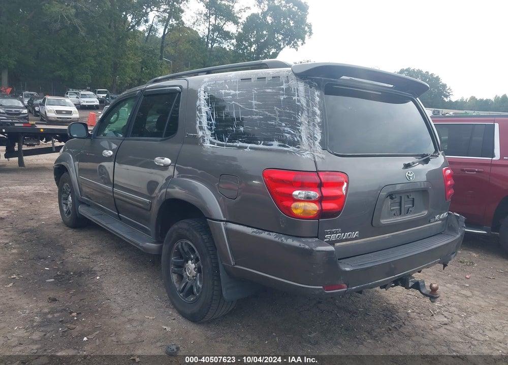 2003 TOYOTA SEQUOIA LIMITED V8 VIN: 5TDBT48A33S196702