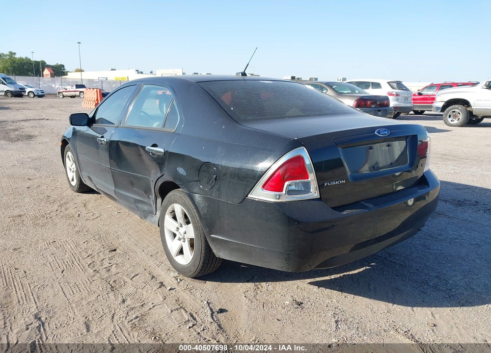 2008 FORD FUSION SE VIN: 3FAHP07ZX8R211436