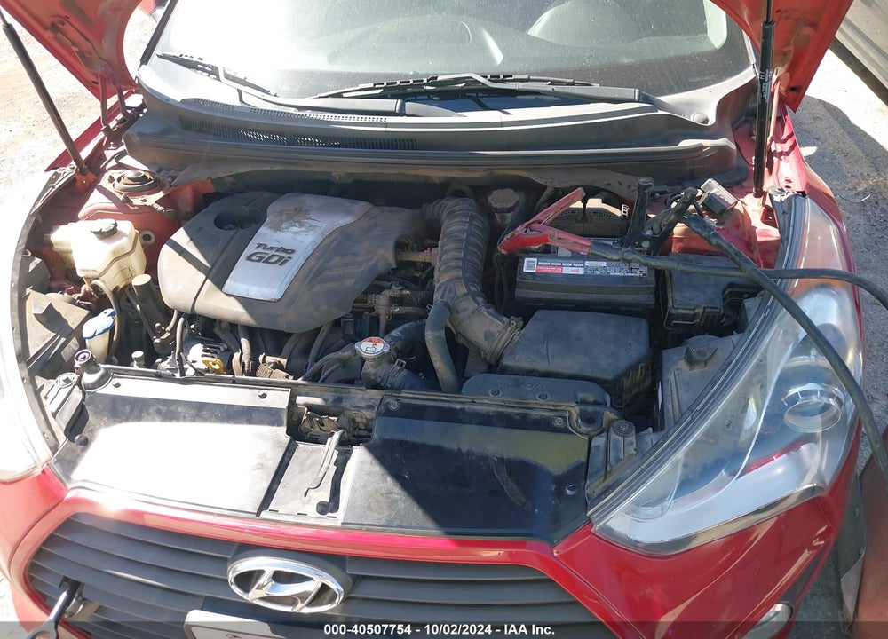 2013 HYUNDAI VELOSTER TURBO W/BLACK VIN: KMHTC6AE3DU169571