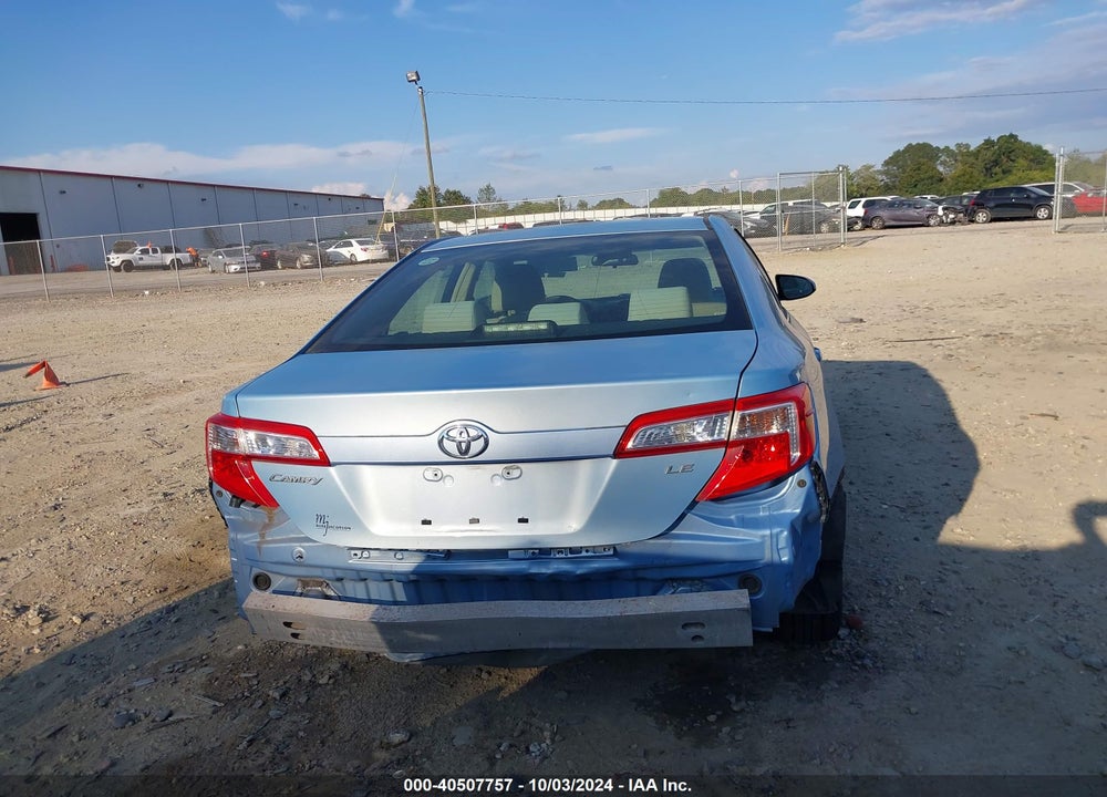 2012 TOYOTA CAMRY LE VIN: 4T1BF1FK9CU580685