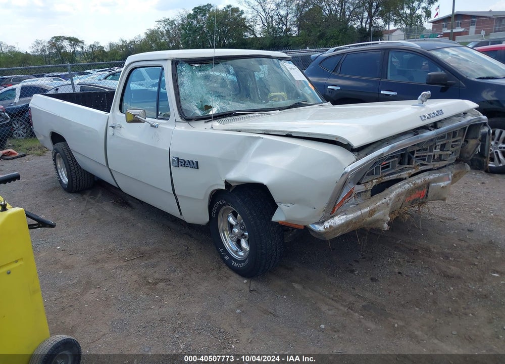 1981 DODGE D-SERIES D150 VIN: 1B7FD14E7BS183348