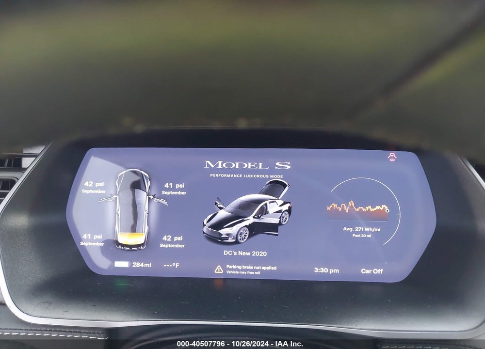 2020 TESLA MODEL S PERFORMANCE DUAL MOTOR ALL-WHEEL DRIVE VIN: 5YJSA1E43LF358982