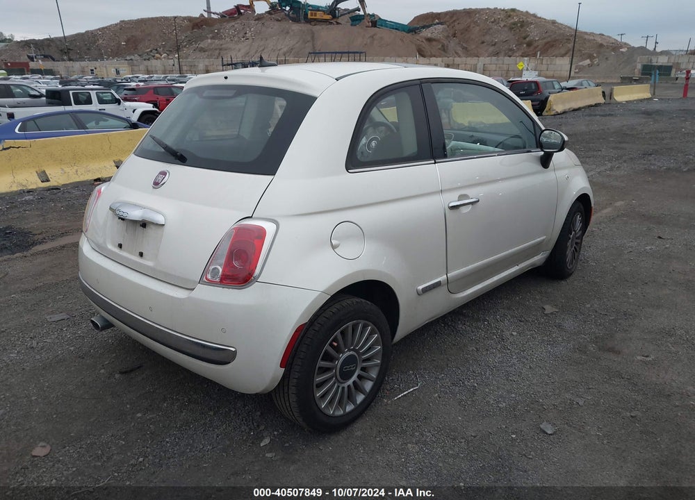 2013 FIAT 500 LOUNGE VIN: 3C3CFFCR9DT753645