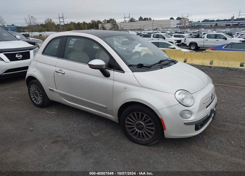 2013 FIAT 500 LOUNGE VIN: 3C3CFFCR9DT753645
