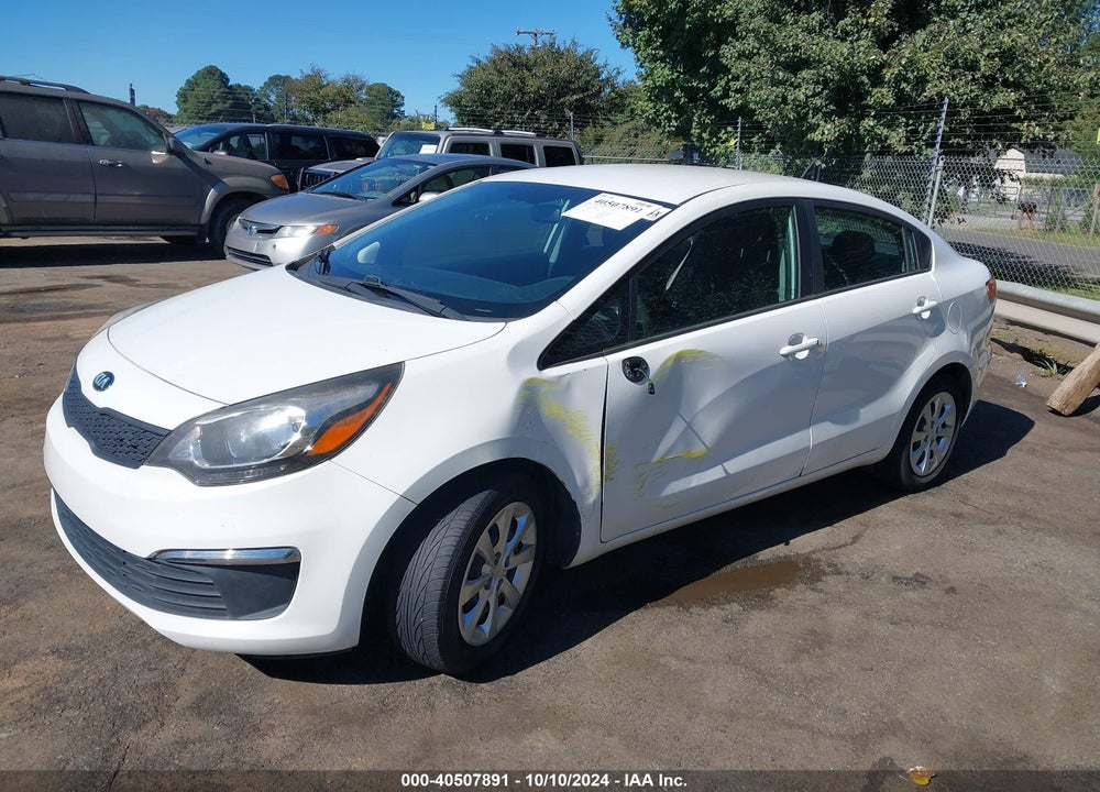 2016 KIA RIO LX VIN: KNADM4A31G6669274