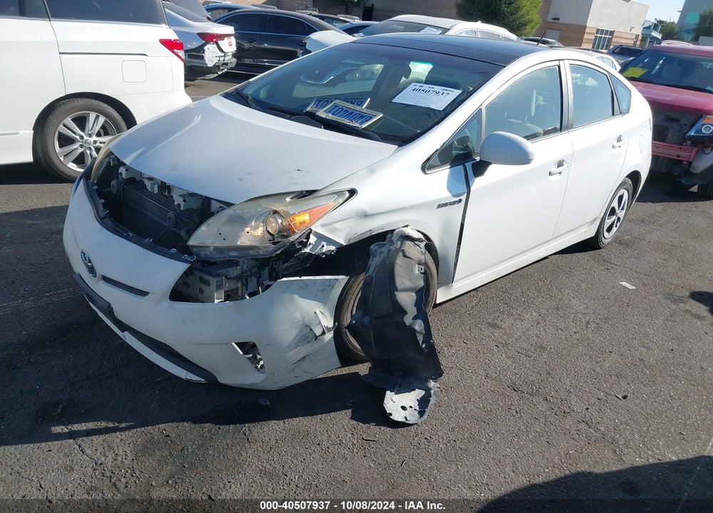 2012 TOYOTA PRIUS THREE VIN: JTDKN3DU5C5416786