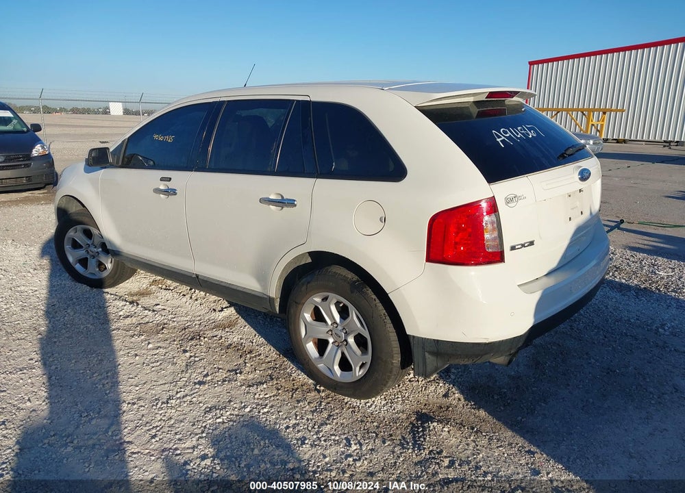 2011 FORD EDGE SEL VIN: 2FMDK4JC3BBA94867