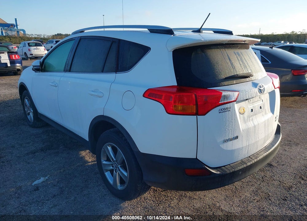 2015 TOYOTA RAV4 XLE VIN: 2T3RFREV8FW394317