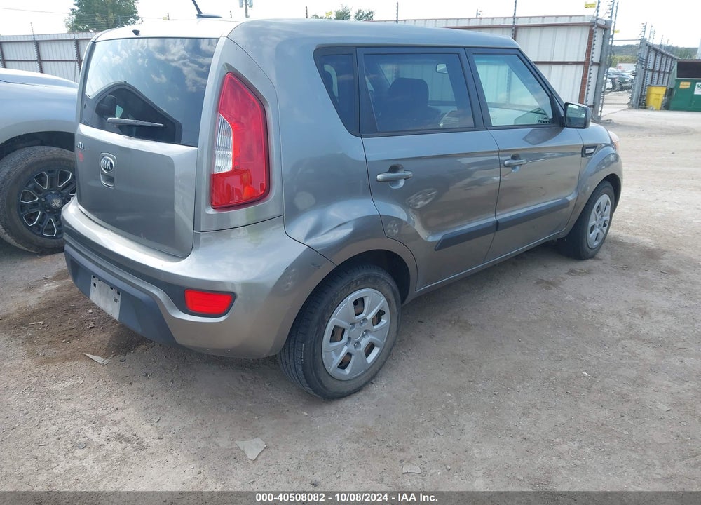 2013 KIA SOUL VIN: KNDJT2A55D7616372