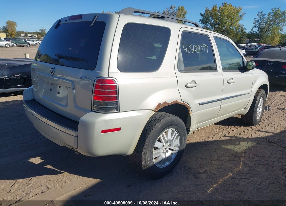 2007 MERCURY MARINER LUXURY VIN: 4M2YU911X7KJ17435