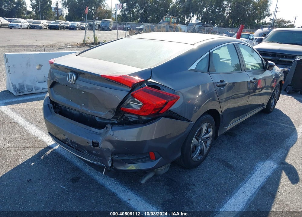 2019 HONDA CIVIC LX VIN: 2HGFC2F65KH578958