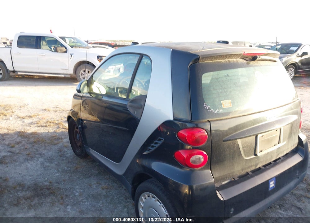 2008 SMART FORTWO PASSION/PURE VIN: WMEEJ31X78K174360