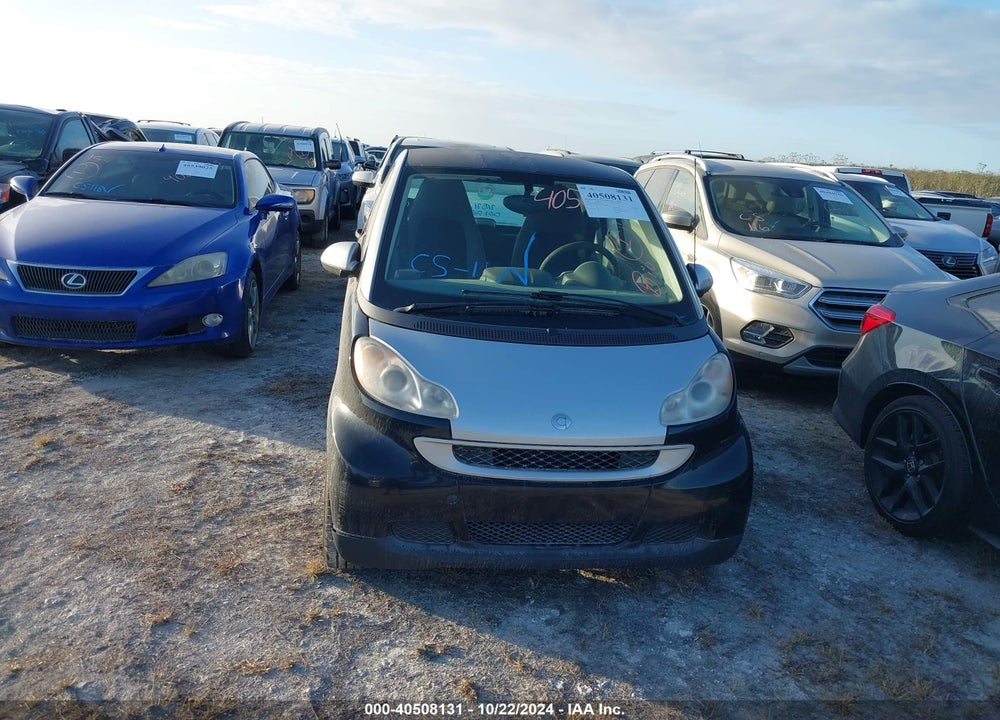 2008 SMART FORTWO PASSION/PURE VIN: WMEEJ31X78K174360