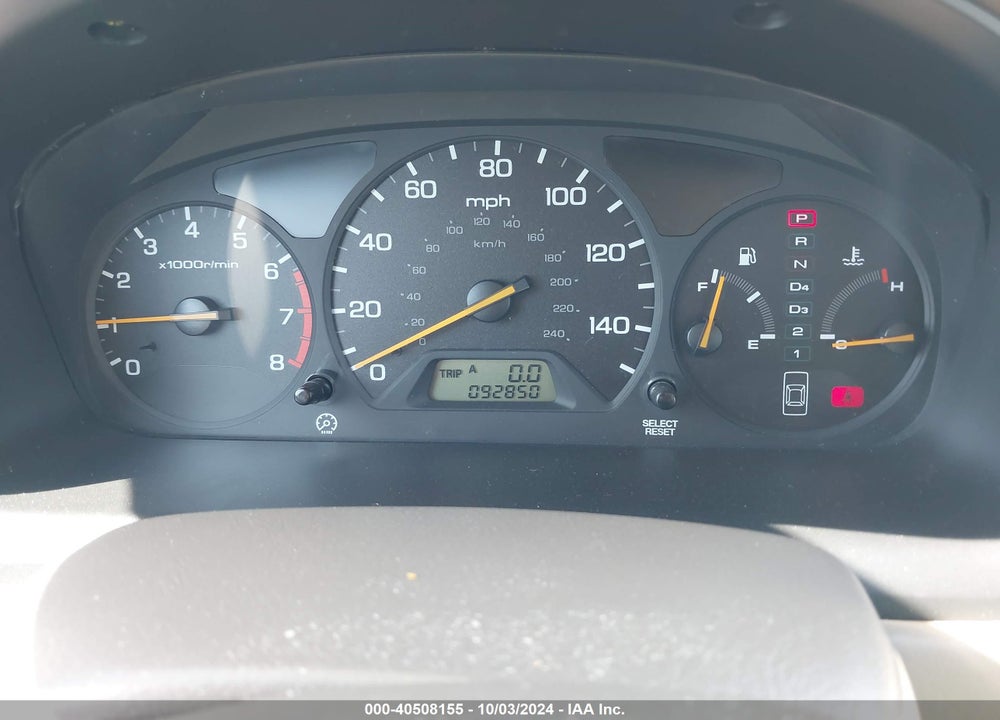 2001 HONDA ACCORD 3.0 EX VIN: 1HGCG16531A028793