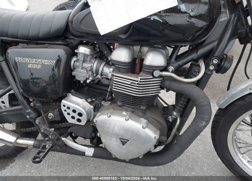 2009 TRIUMPH MOTORCYCLE THRUXTON 900 VIN: SMT920K179T369314