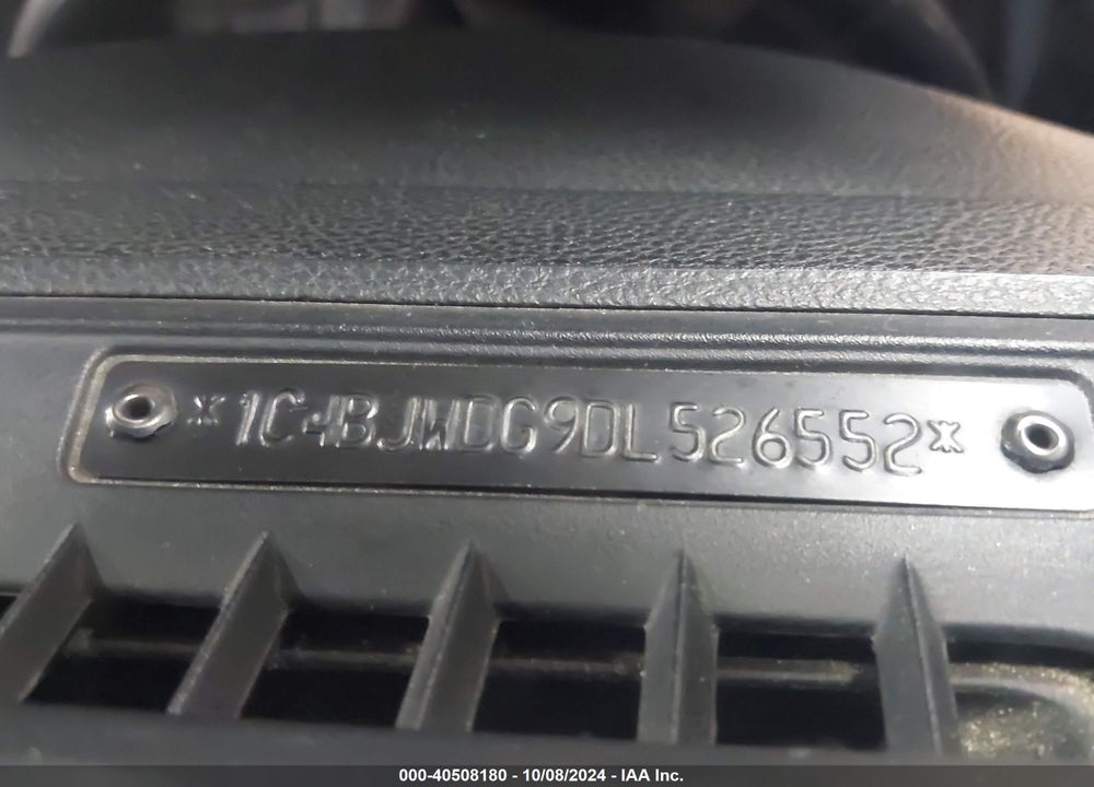 2013 JEEP WRANGLER UNLIMITED SPORT VIN: 1C4BJWDG9DL526552