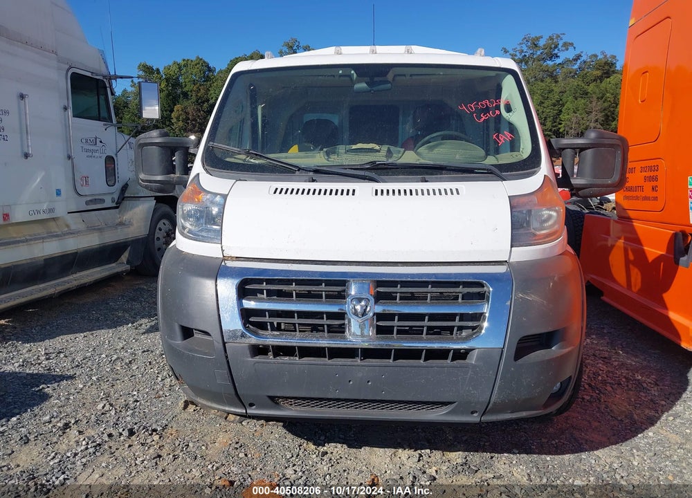 2018 RAM PROMASTER 3500 CUTAWAY LOW ROOF VIN: 3C7WRVKG0JE140309