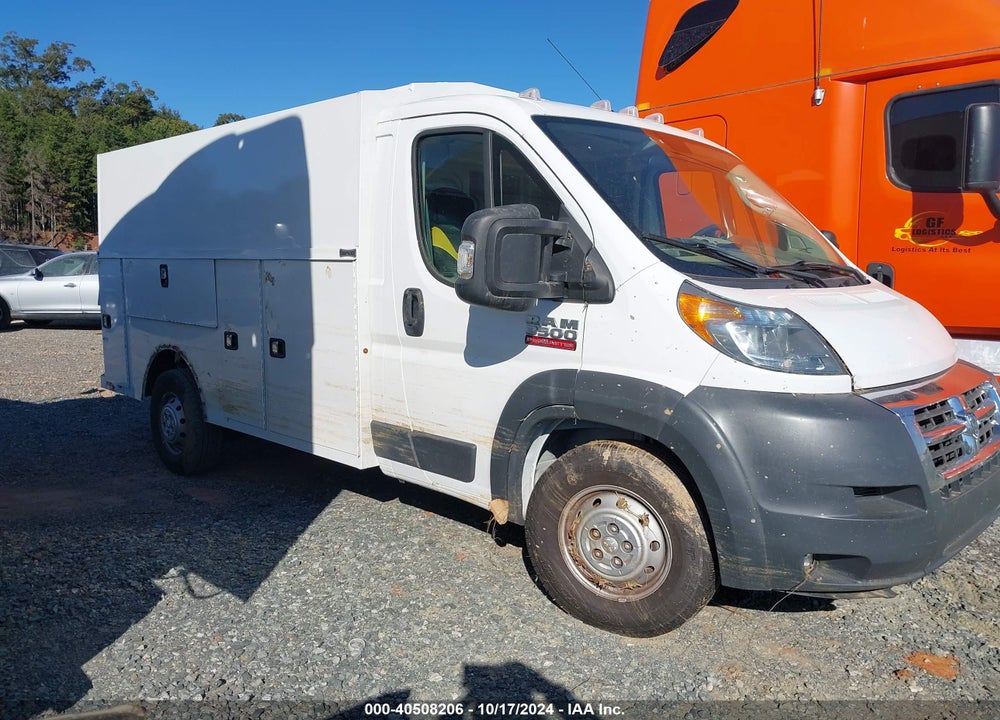 2018 RAM PROMASTER 3500 CUTAWAY LOW ROOF VIN: 3C7WRVKG0JE140309