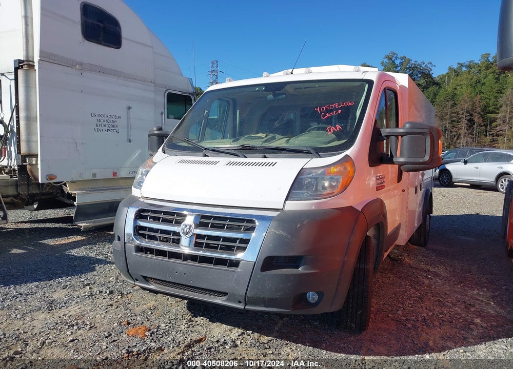 2018 RAM PROMASTER 3500 CUTAWAY LOW ROOF VIN: 3C7WRVKG0JE140309